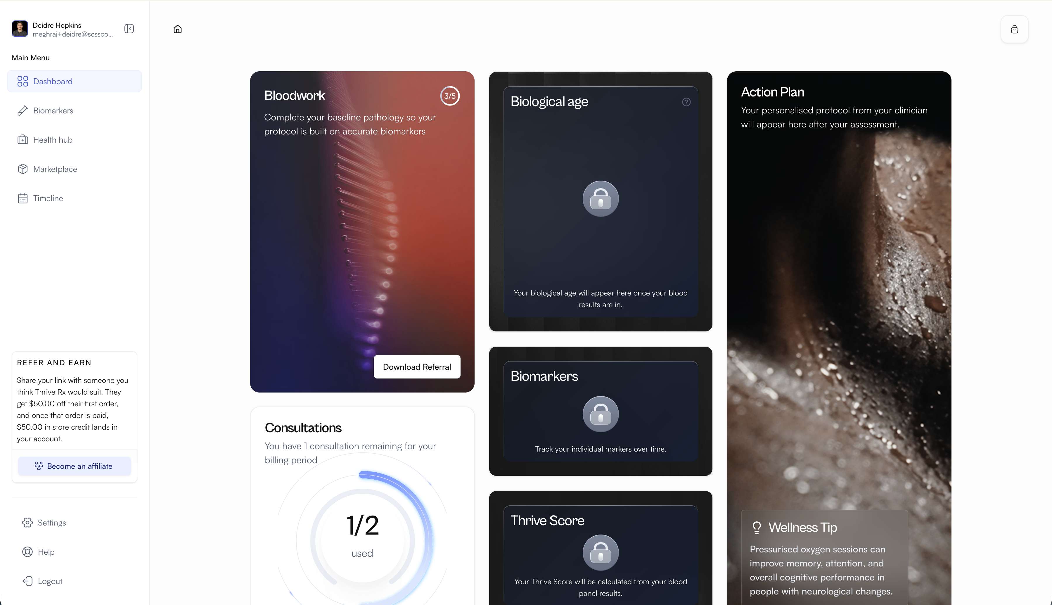 Thrive Rx — Telehealth Platform (Australia) screenshot 1