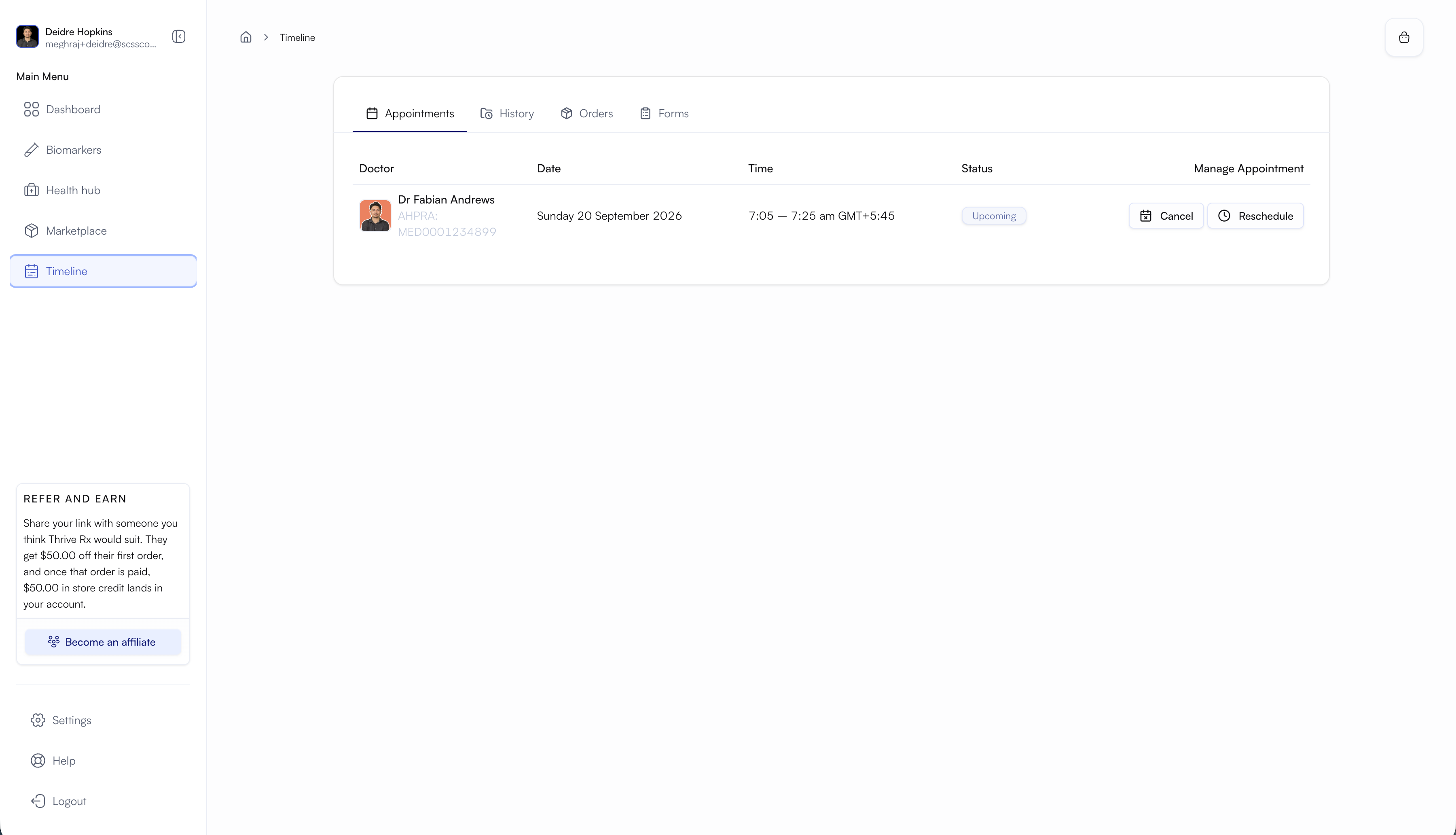 Thrive Rx — Telehealth Platform (Australia) screenshot 5