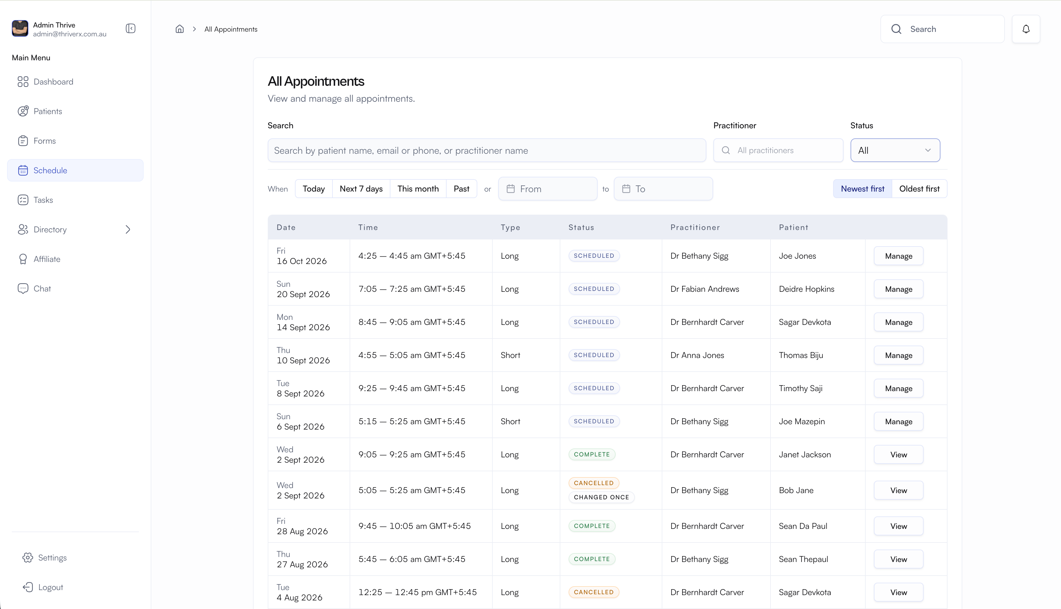 Thrive Rx — Telehealth Platform (Australia) screenshot 3