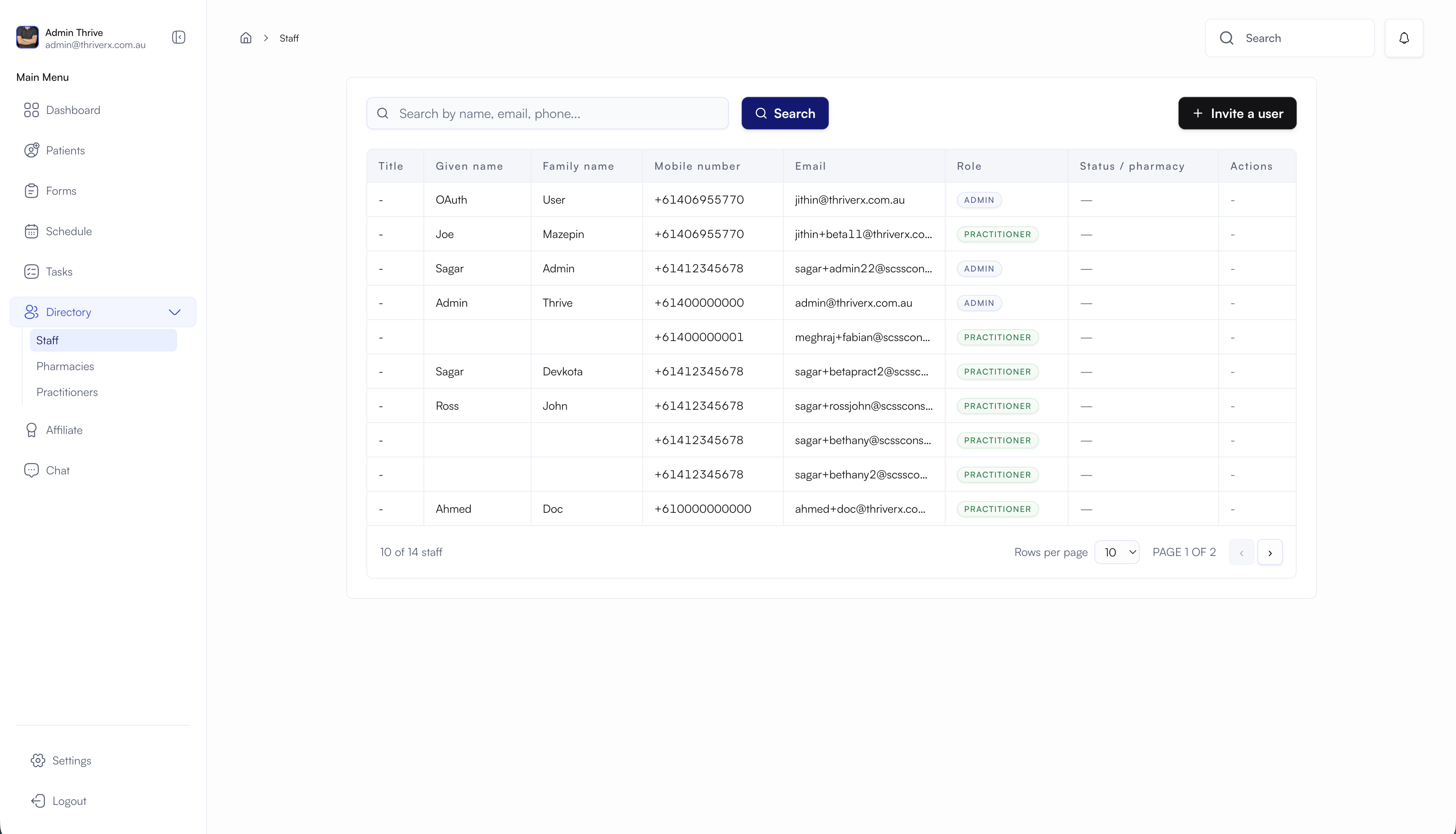Thrive Rx — Telehealth Platform (Australia) screenshot 4