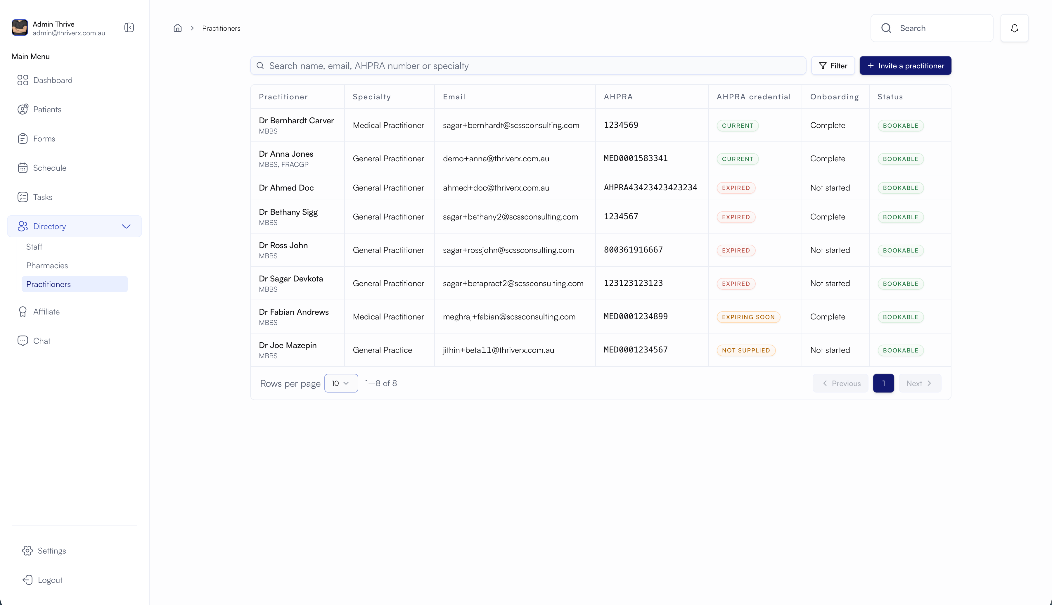 Thrive Rx — Telehealth Platform (Australia) screenshot 6