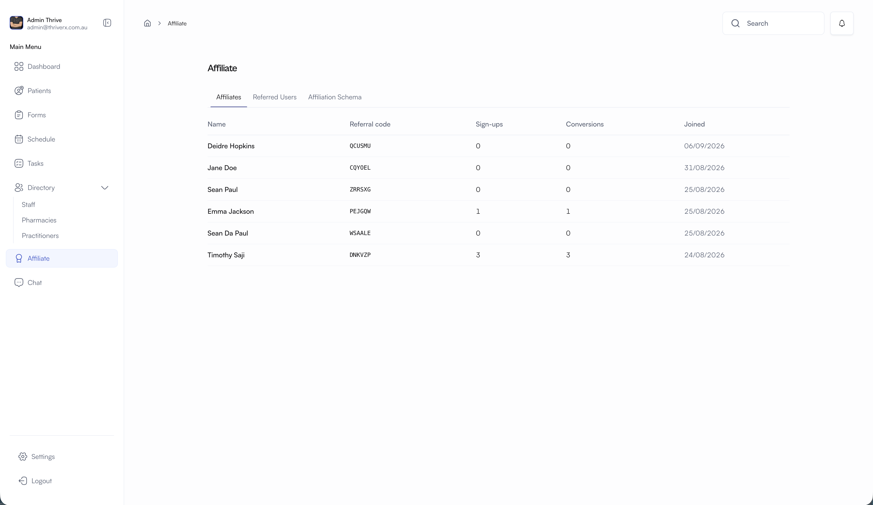 Thrive Rx — Telehealth Platform (Australia) screenshot 7